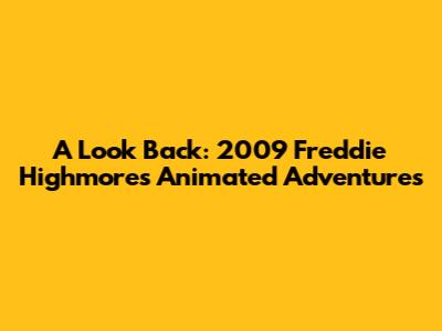 A Look Back: 2009 Freddie Highmore's Animated Adventures