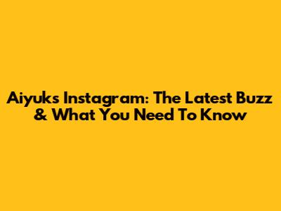 Aiyuk's Instagram: The Latest Buzz & What You Need To Know