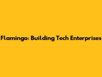 Flamingo: Building Tech Enterprises