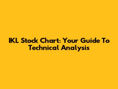 IKL Stock Chart: Your Guide To Technical Analysis