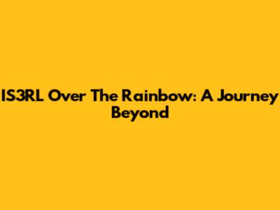 IS3RL Over The Rainbow: A Journey Beyond