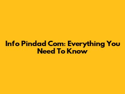 Info Pindad Com: Everything You Need To Know