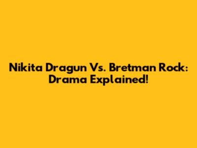 Nikita Dragun Vs. Bretman Rock: Drama Explained!