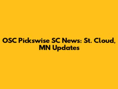 OSC Pickswise SC News: St. Cloud, MN Updates