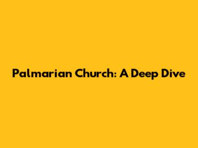 Palmarian Church: A Deep Dive